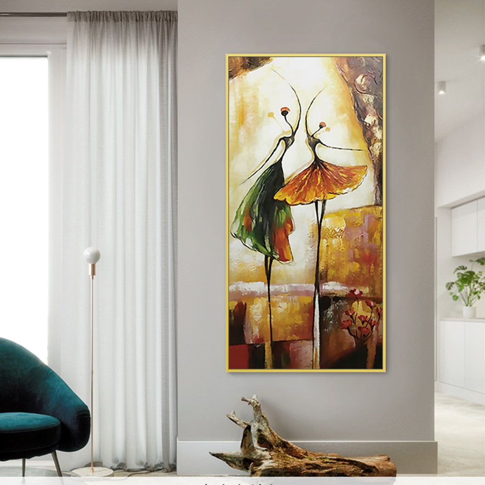 The Modern Alteration Series - Abstract Figure Oil Painting On Canvas