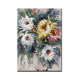 Support of Curiosity - Sunflower Oil Painting On Canvas